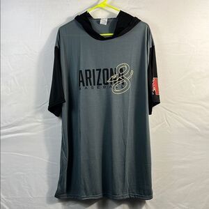 NWOT Arizona Diamondbacks Sixth Man Short Sleeve Hooded Tee 0617